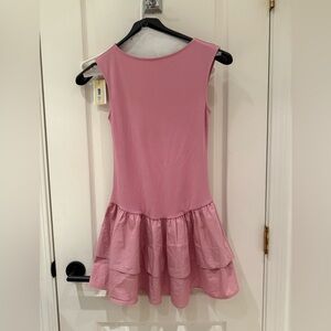 Aritzia Pink Ruffled Dress BNWT XS